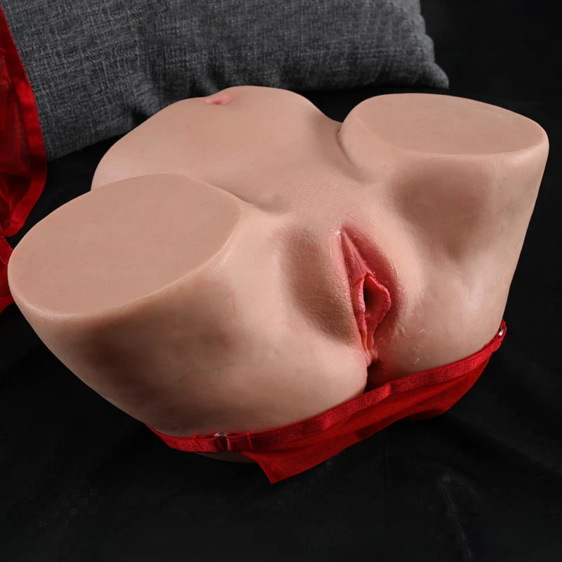 Imogen – 9.9 lbs Real-Feel Silicone Butt Masturbator with Dual Openings