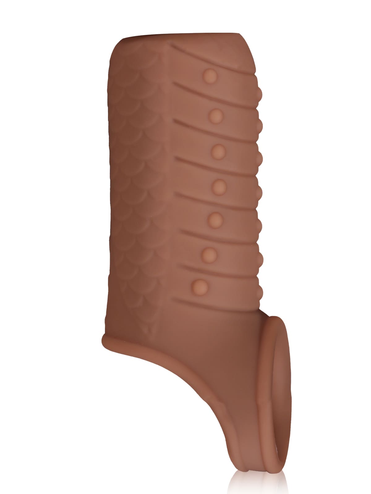 PCS25 – 3.8"x 1.7" Silicone Penis Girth Sleeve with Bump Texture Stimulation