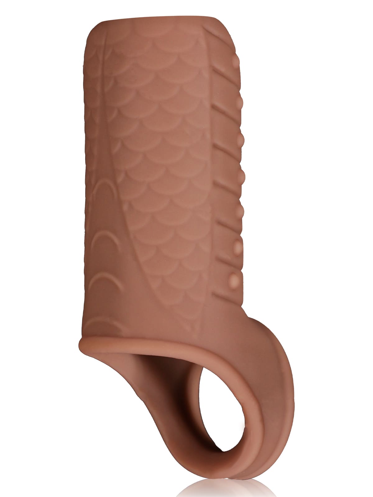 PCS25 – 3.8"x 1.7" Silicone Penis Girth Sleeve with Bump Texture Stimulation