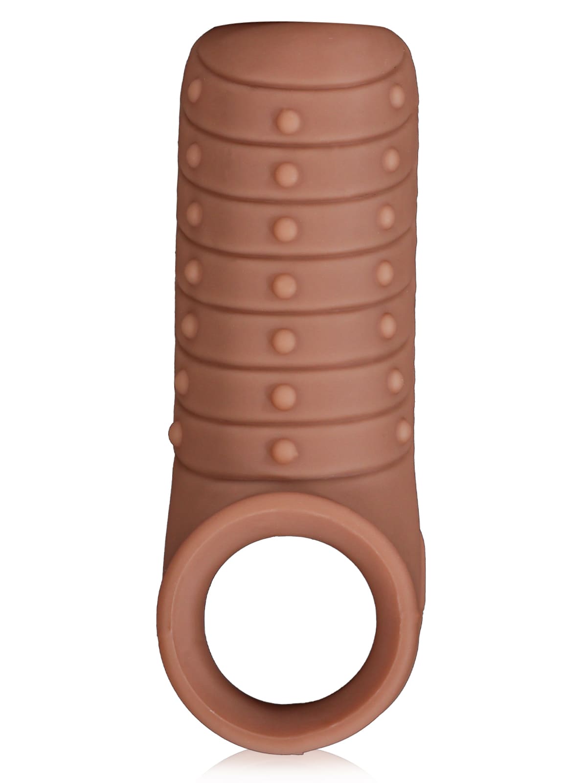 PCS25 – 3.8"x 1.7" Silicone Penis Girth Sleeve with Bump Texture Stimulation