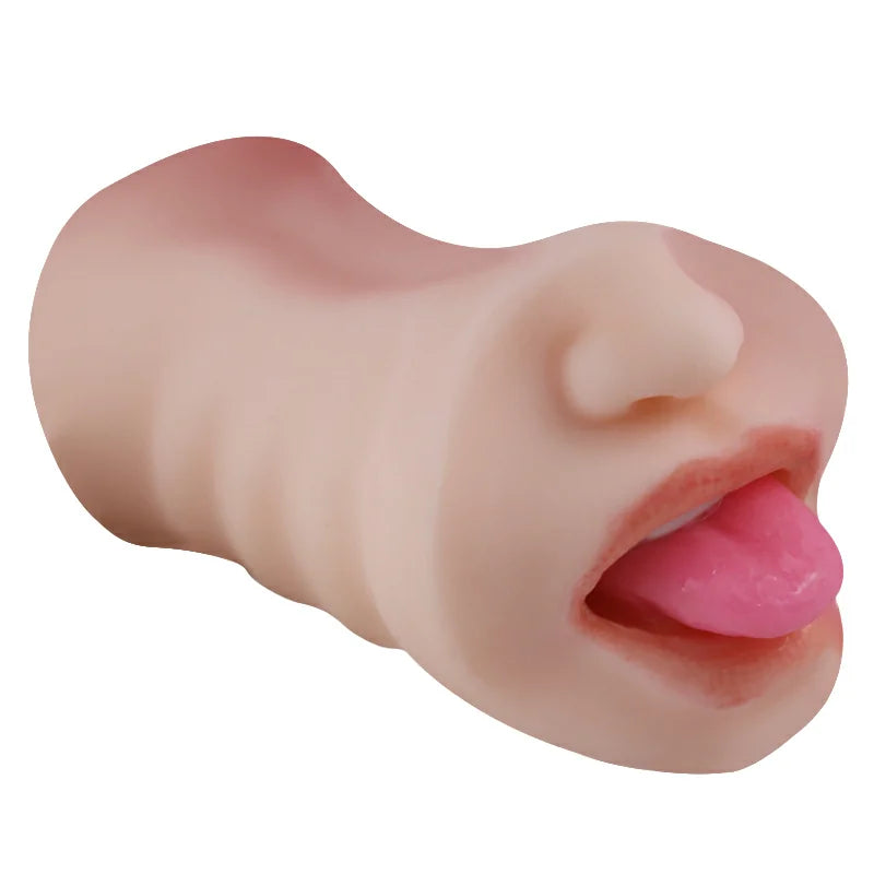 Lola - 1.1 lbs Connected 2 in 1 Pocket Pussy with Oral and Vaginal