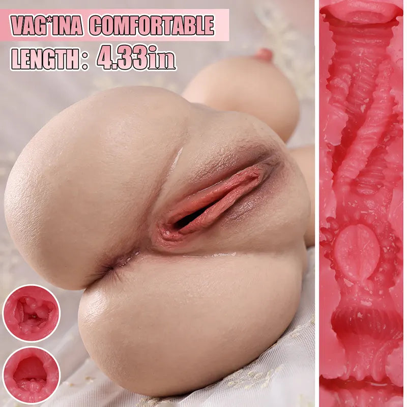 Luna – 5.2 lbs Lifelike Silicone Pocket Torso Pussy