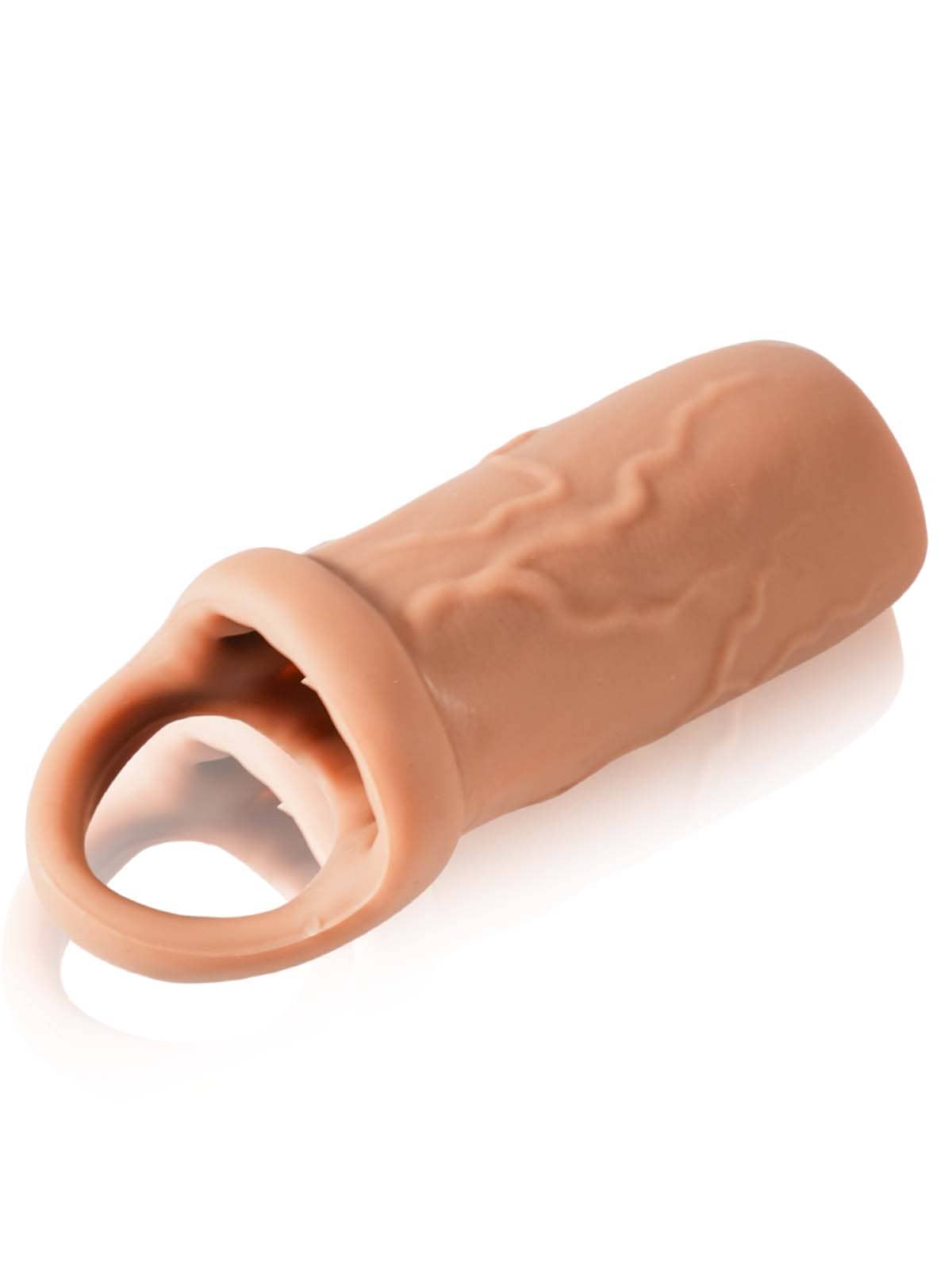 PCS11 – 3.7"x 2" Silicone Penis Girth Sleeve with Open-End Fit & Added Thickness