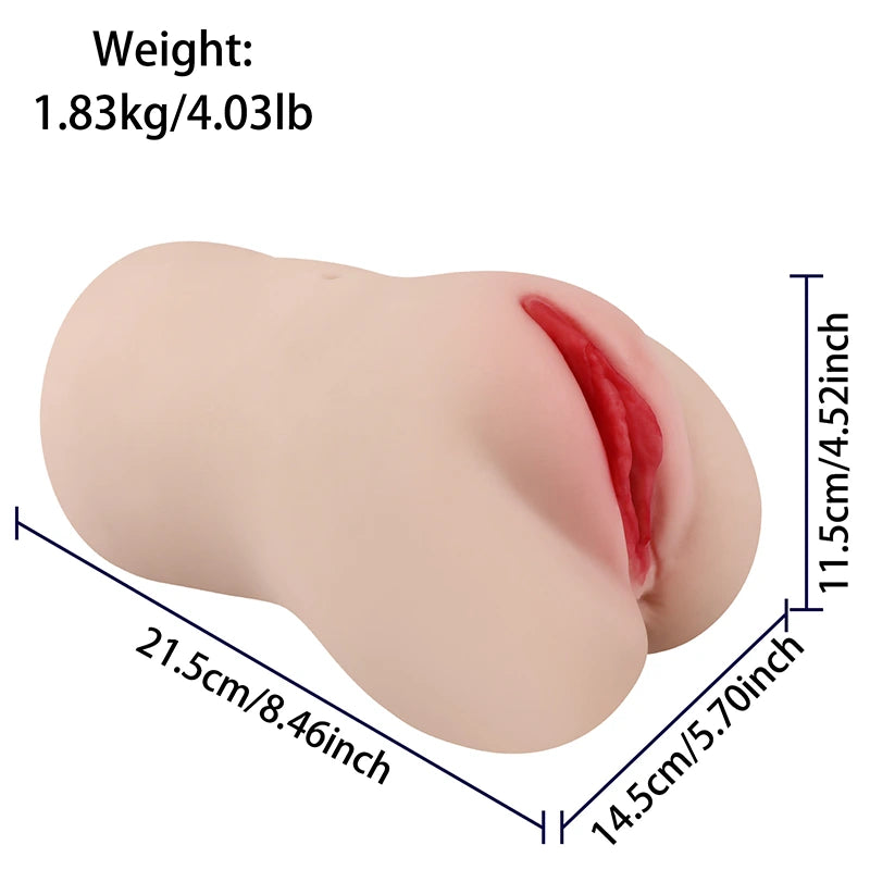 Mila - 4 lbs Large Size Electric Pussy Toy with 7 Thrusting and Vibrating