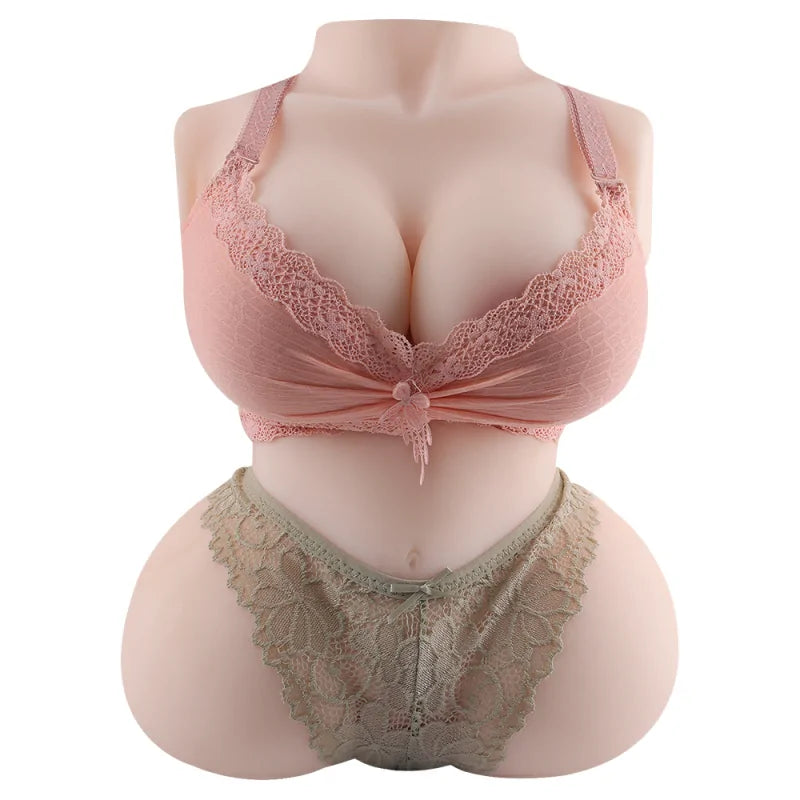 Mira - 19.4 lbs Soft Gel Breast Round Ass Half Torso Sexdoll