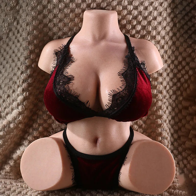 Nadia – 9.6 lbs Lifelike Small Half Body Sex Doll Torso for Men