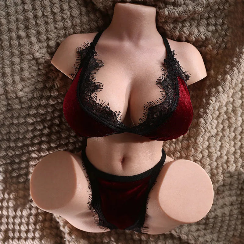 Nadia – 9.6 lbs Lifelike Small Half Body Sex Doll Torso for Men