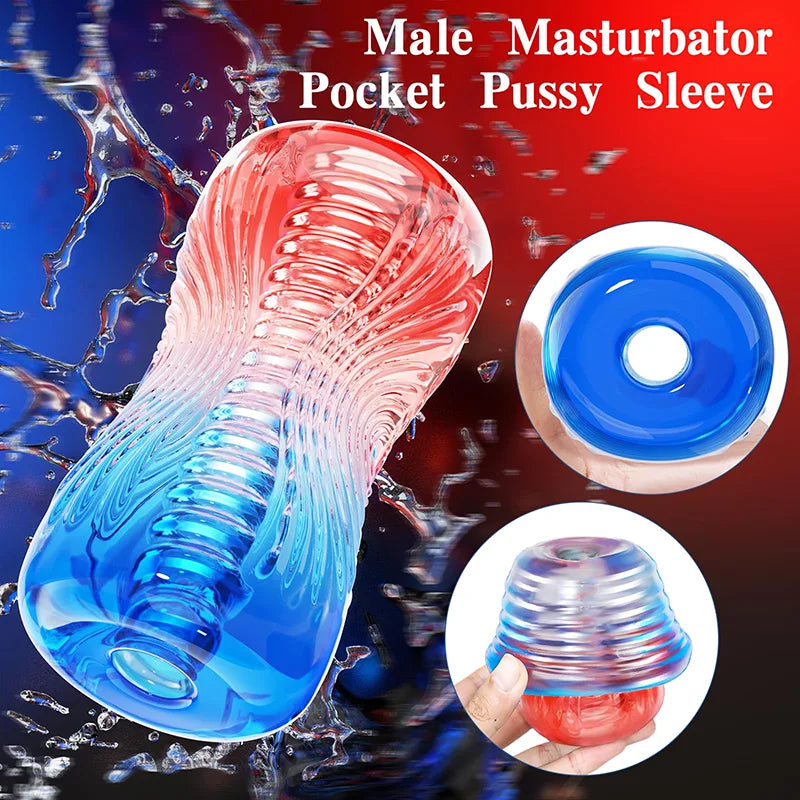 PA011 - Double Opening Pocket Pussy Mastuabors with 3D Textured