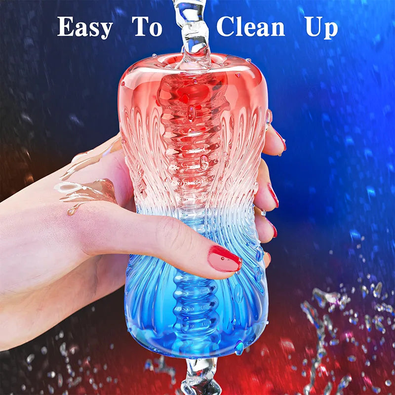 PA011 - Double Opening Pocket Pussy Mastuabors with 3D Textured