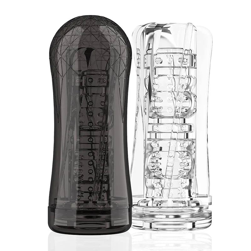 PA01 - Clear Pocket Vagina Man Masturbation Stroker