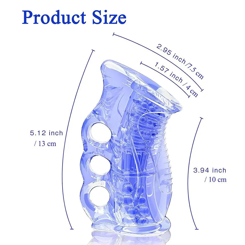 PA10 - Transparent Open Ended Soft Pussy Sleeve