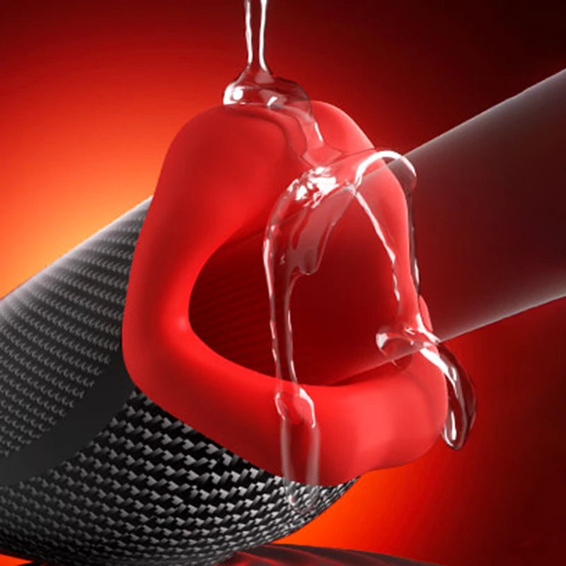 PA17 - Fast Stimulation Flapping & 9 Vibrating Mouth Sex Toy