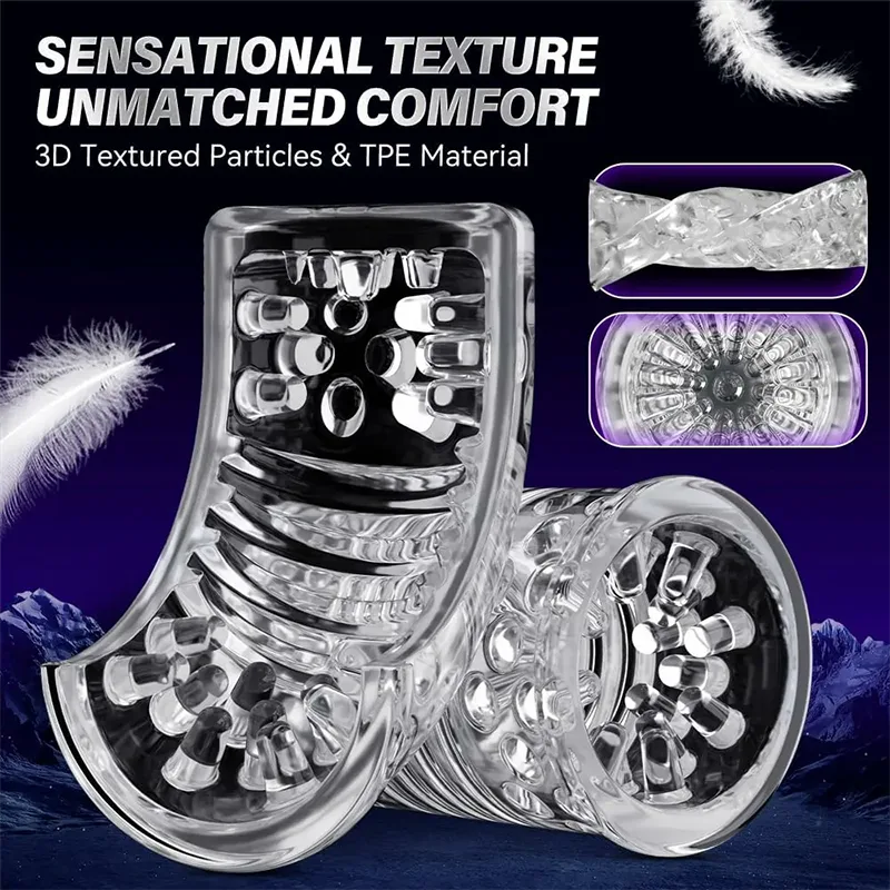 PB5 - 7 Thrusting & Rotating Modes Hands Free Automatic Stroker with Visual Window