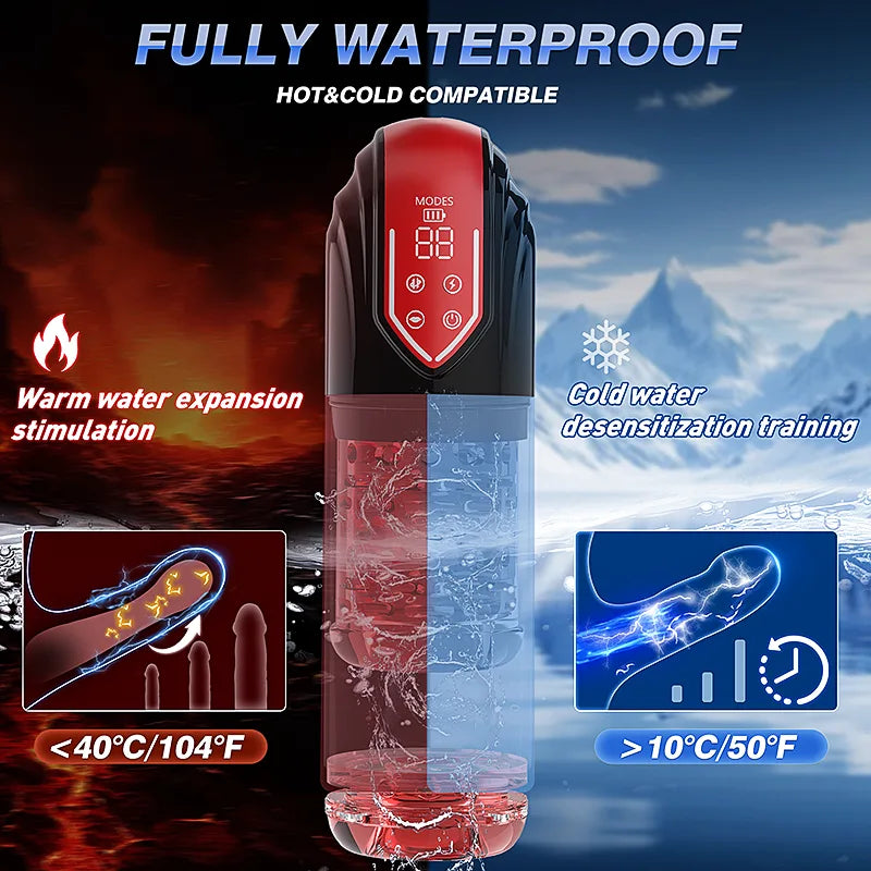 PR20 - Rotating Blow job Machine with 5 Powerful Sucking & Licking Modes