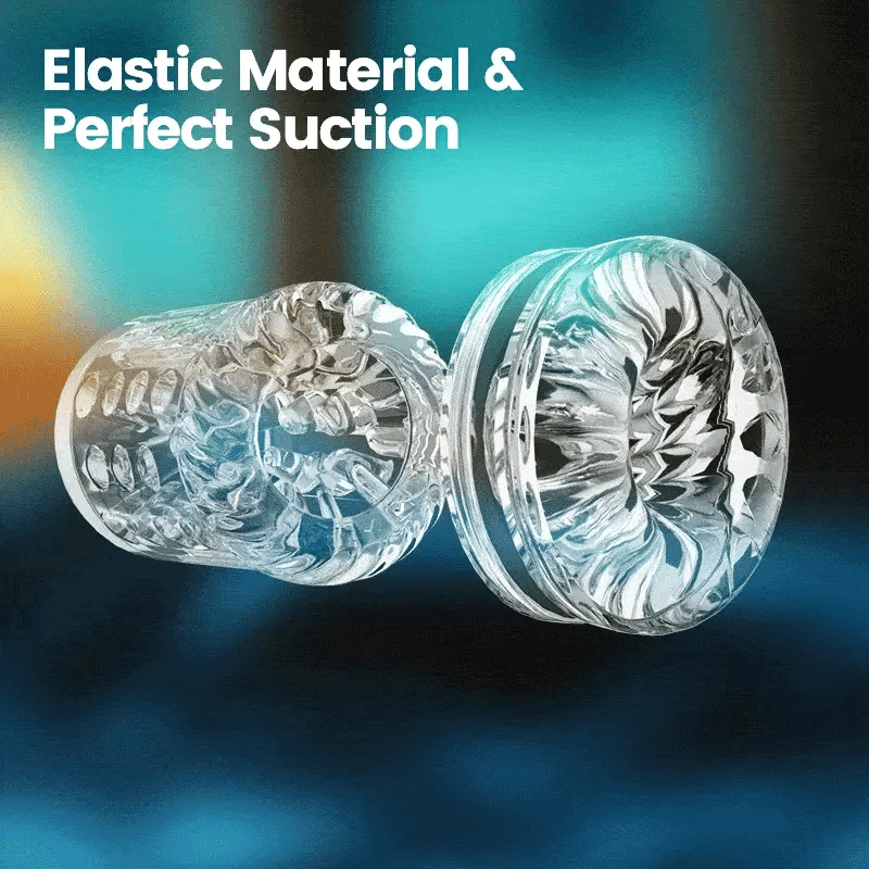 PR4 - Best Transparent Sleeve Waterproof Oral Sex Cup with 7 Thrusting Rotating