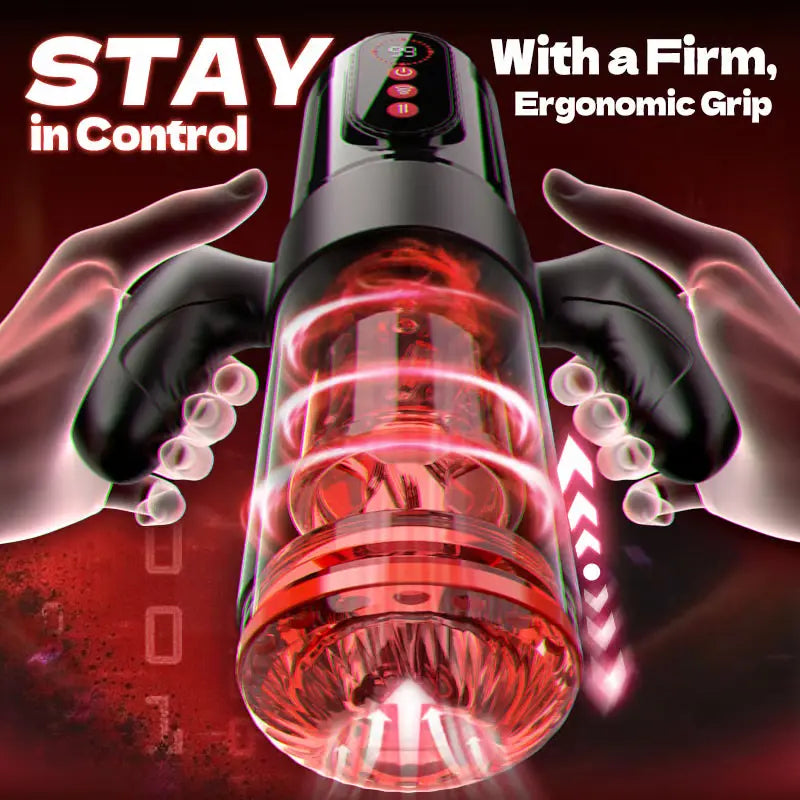 PS5 - 9 Thrusting & Rotating 9 Suction Male Blowjob Masturbator