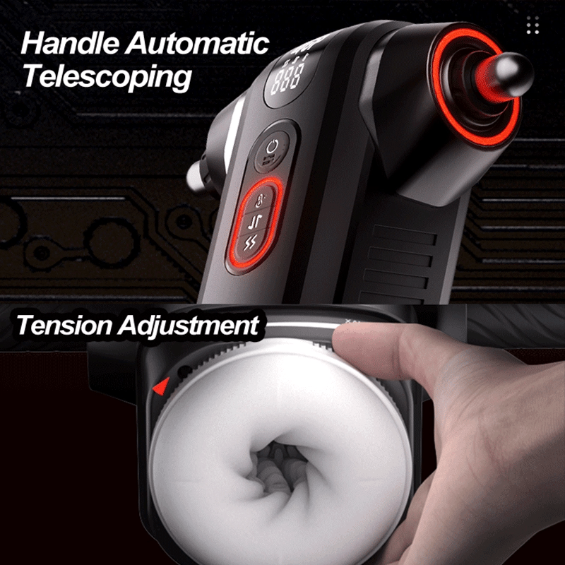 PT12 - Twist-Grip Controlled Male Stroker with Vibration, Suction and Heating Modes