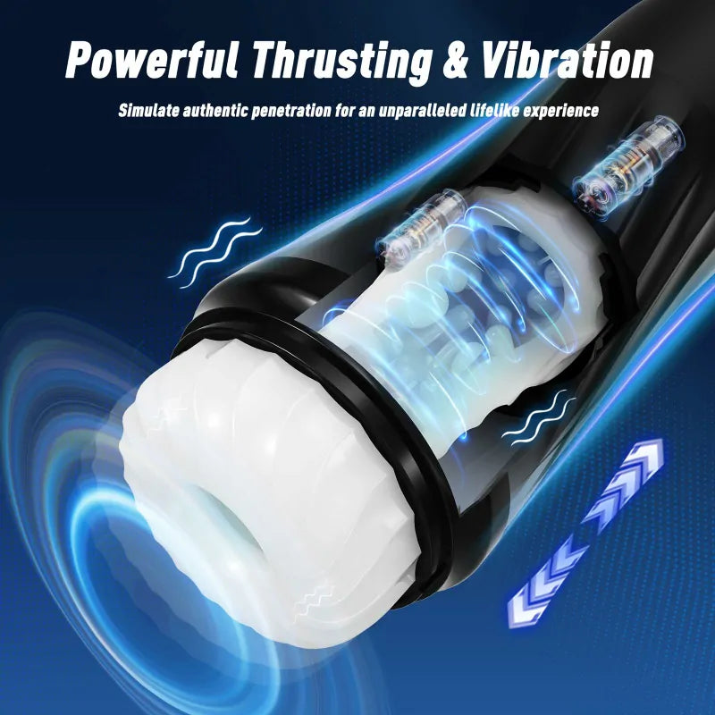 PT3 - High Speed Twisting Vibrating Thrusting Male Wanking Machine