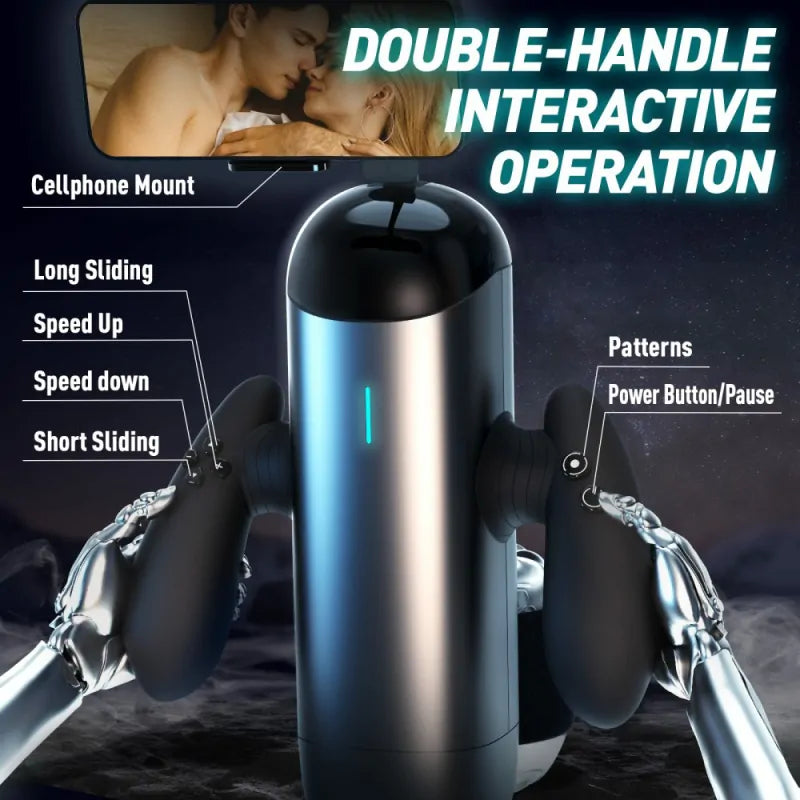 PT6 - Auto Cock Milking Machine with 10 Stroking & Up & Down Thrusting