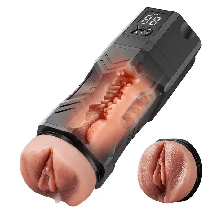 PV01 - Deep Throat Masturbator for Men with 10 Vibration and Suction Modes