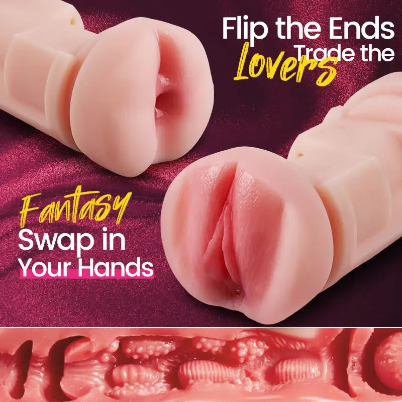 PV12 - Double-Ended Through Realistic Automatic Masturbator with Powerful Vibration