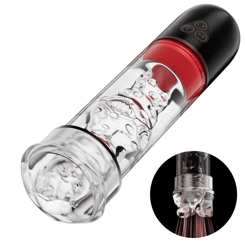 PX13 - Vibrating & Sucking Masturbator with Soft Pussy Sleeve