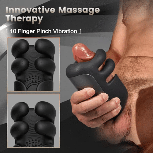 PG21 – Pulsating Finger Massage Glans Trainer with 10 Vibration Modes