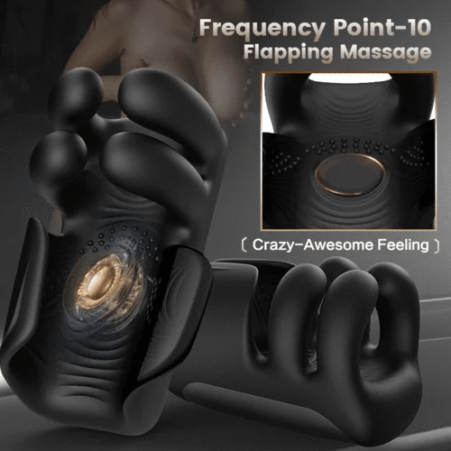 PG21 – Pulsating Finger Massage Glans Trainer with 10 Vibration Modes