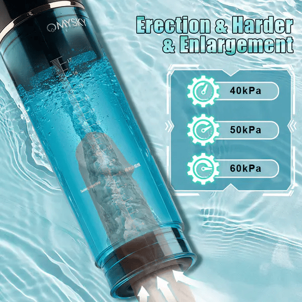 XP6 – Hydro Penis Pump with 6 Suction Modes, LED Display & Waterproof Design