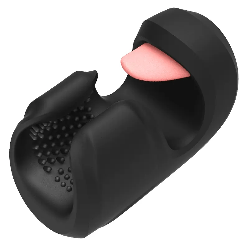 PG18 – 10 Vibration Modes Glans Trainer Masturbator with Licking, Tapping