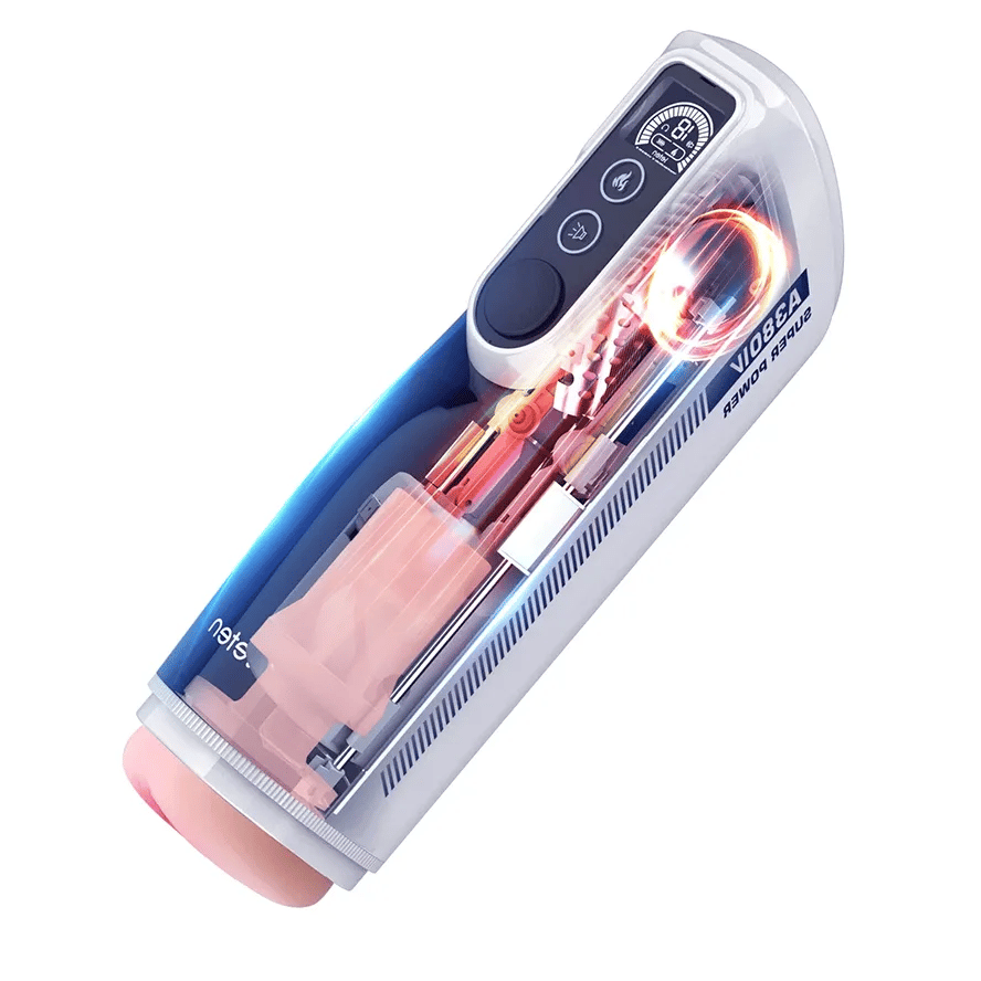 Realistic Male Stroker with Thrusting, Rocking & Heating – Voice-Enabled Pleasure Machine