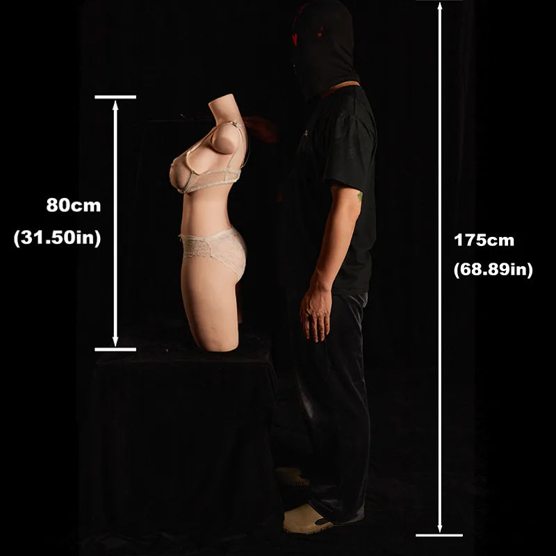 Violet - 34.17 lbs Ultra Sexy Realistic Silicone Sex Doll Torso