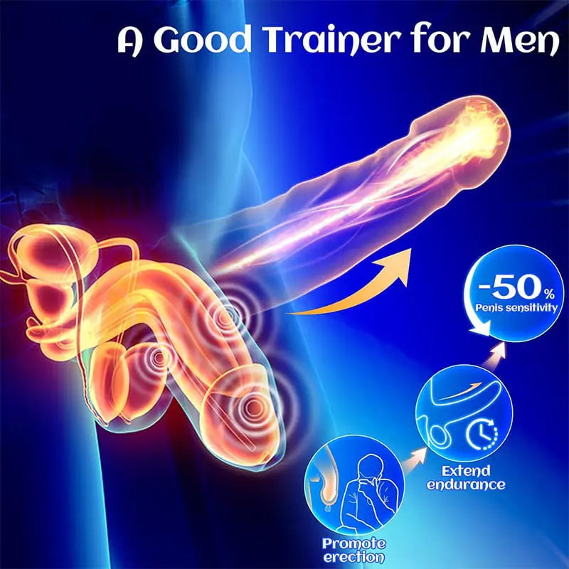 PG12 – Jellyfish-Style Glans Vibrator with 10 Vibration Modes & 360° Tentacle Stimulation
