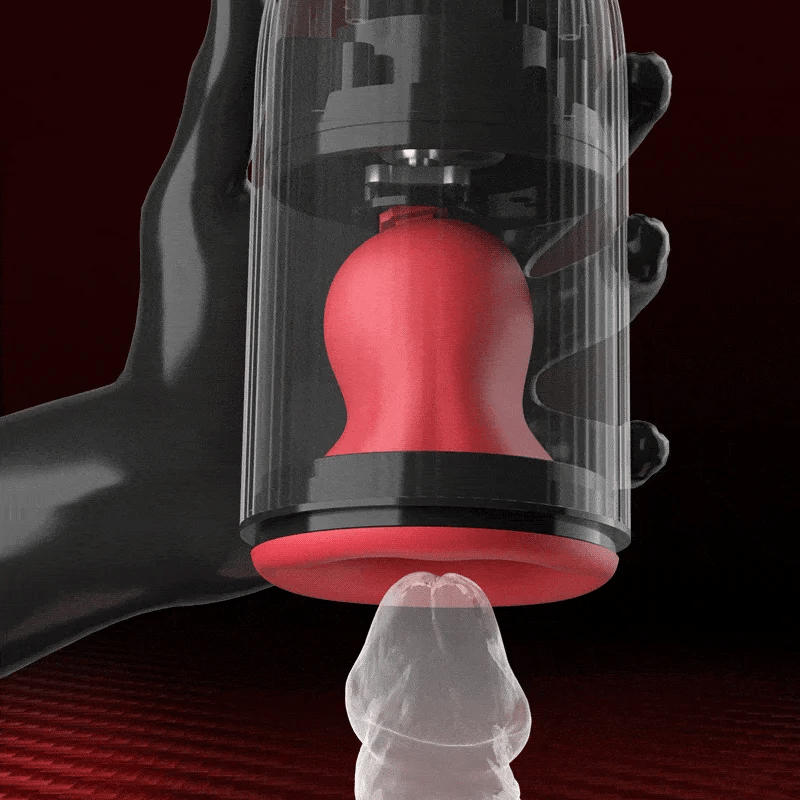 PG13 – Automatic Glans Stimulator with Suction, Rotation & 10 Vibration Modes for Targeted Stimulation