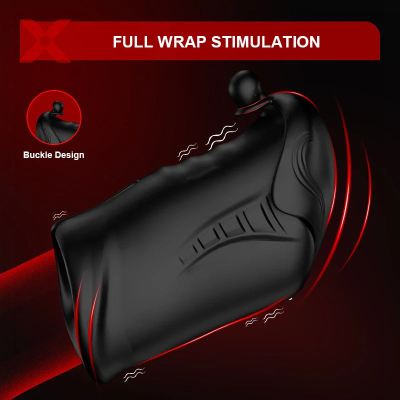 PG14 – Glans Trainer with Dual Motors, 10 Vibration Modes & Full Coverage Stimulation