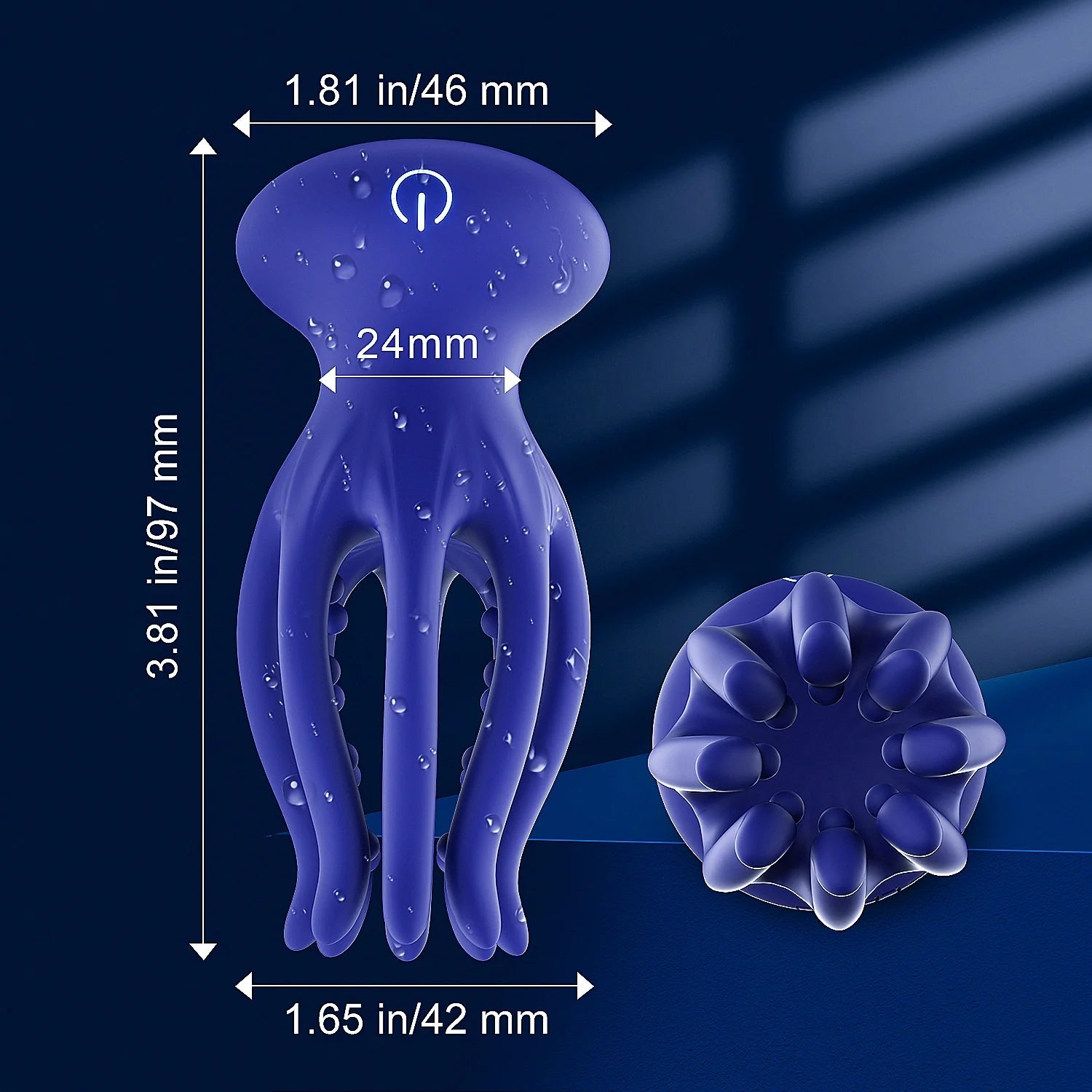 PG16 – 10 Vibration Modes Full-Wrap Tentacle Glans Trainer Masturbator