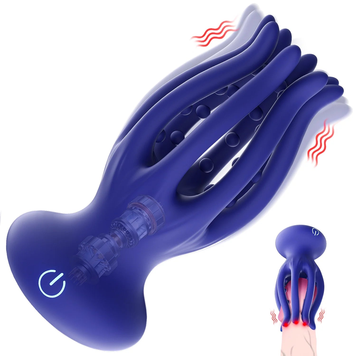 PG16 – 10 Vibration Modes Full-Wrap Tentacle Glans Trainer Masturbator