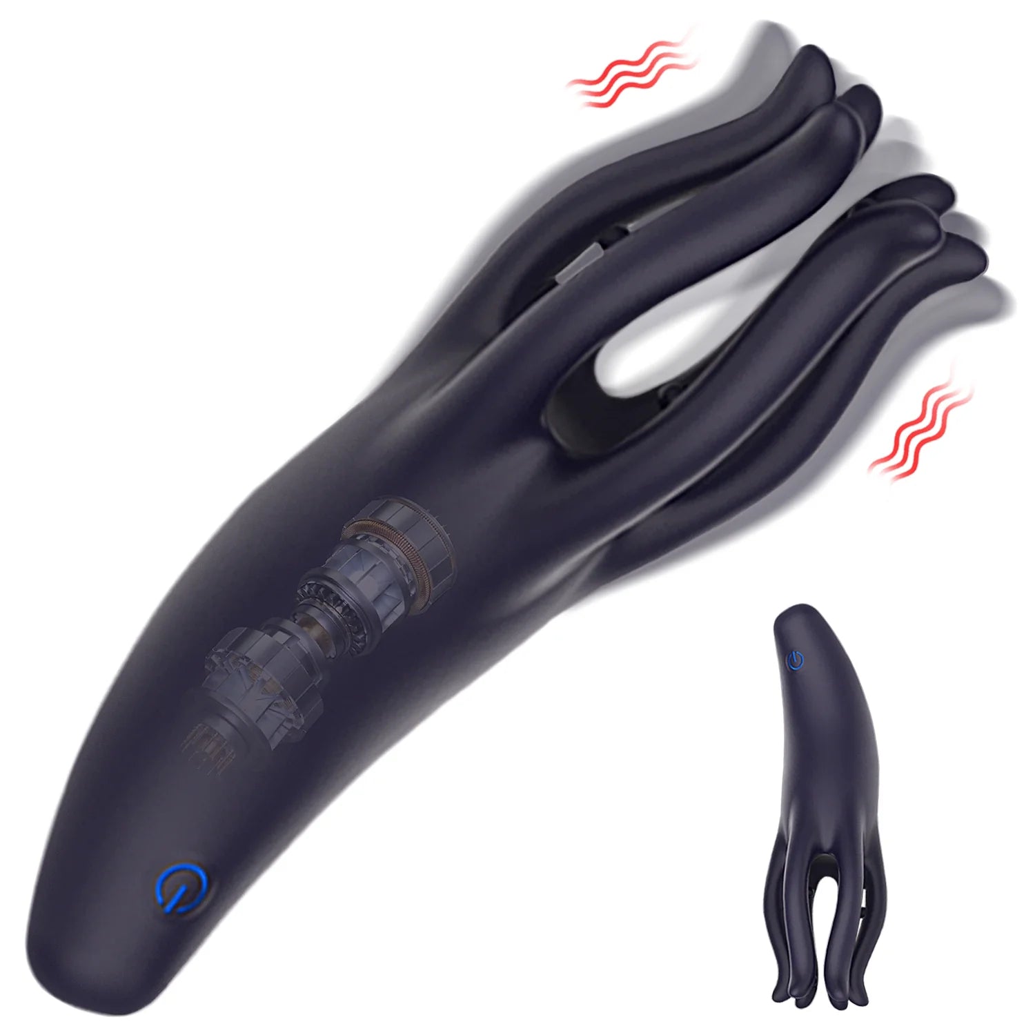 PG17 –  Full-Wrap Tentacle Glans Trainer Masturbator with 10 Vibration Modes