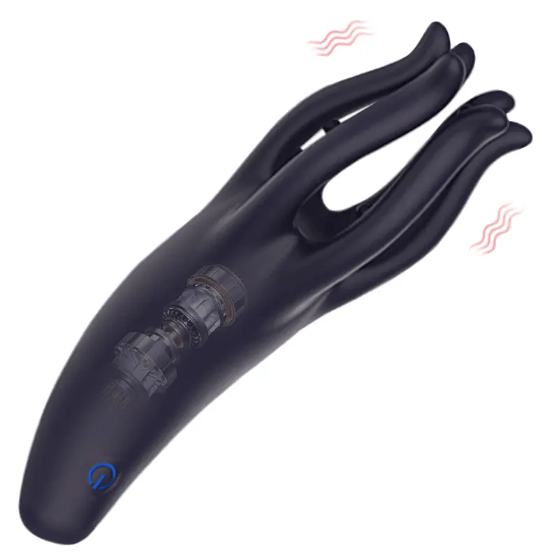 PG17 –  Full-Wrap Tentacle Glans Trainer Masturbator with 10 Vibration Modes
