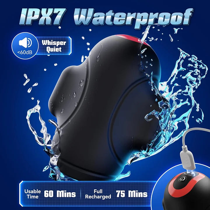 PG1 Pro – App-Controlled Vibration Glans Trainer with 360° Stimulation & Licking