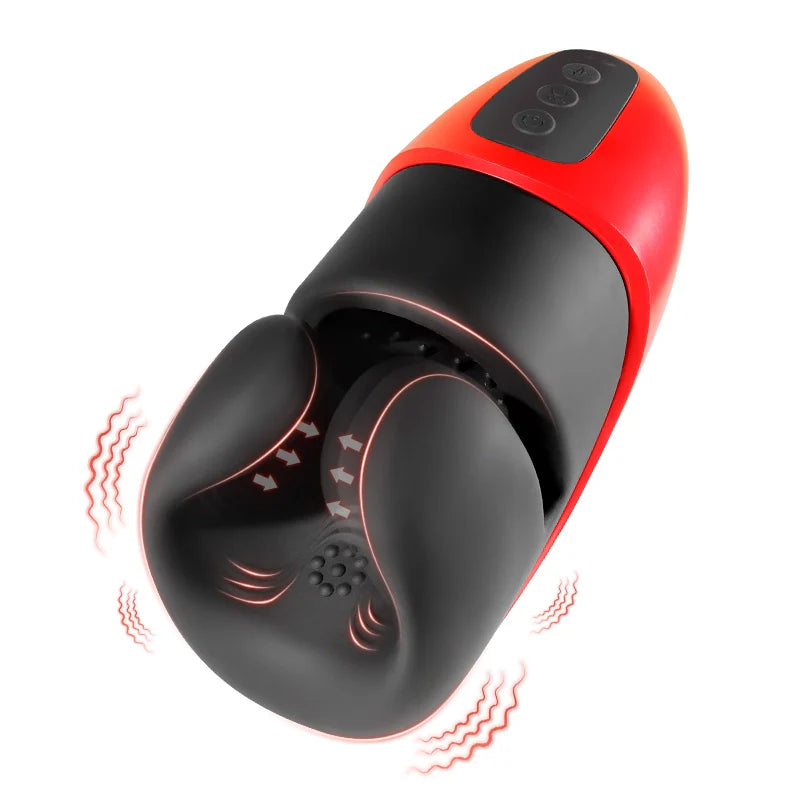 PG20 –  Clamping Pressure Glans Trainer Masturbator with 10 Vibration Stimulation