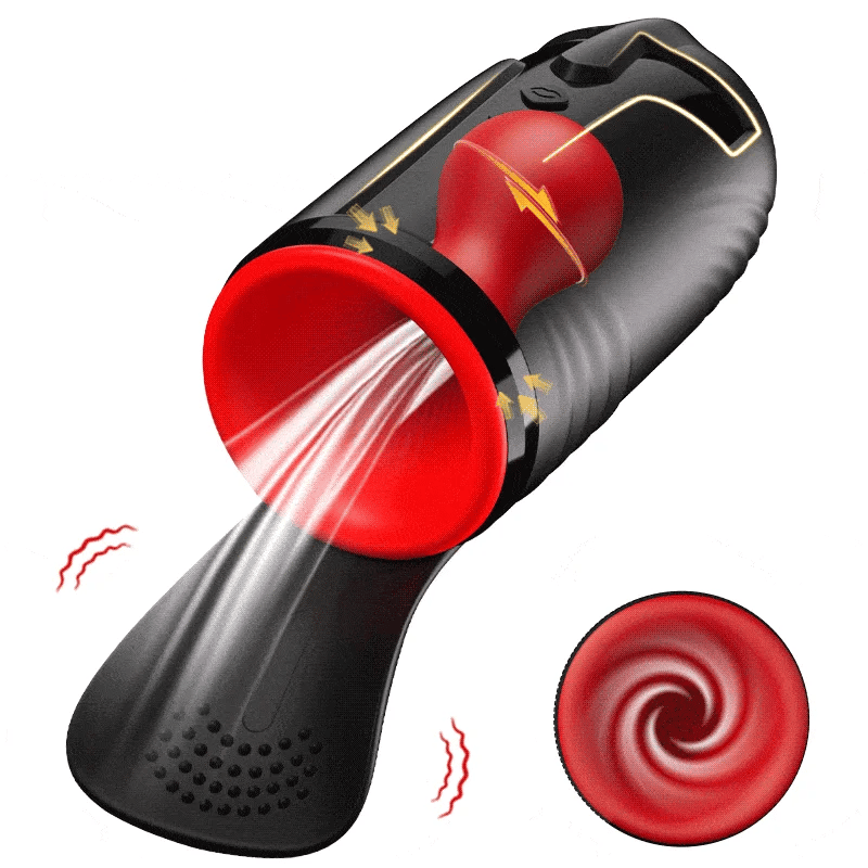 PG23 – Large Deep Glans Stimulation with Suction, Rotation & Vibration Modes