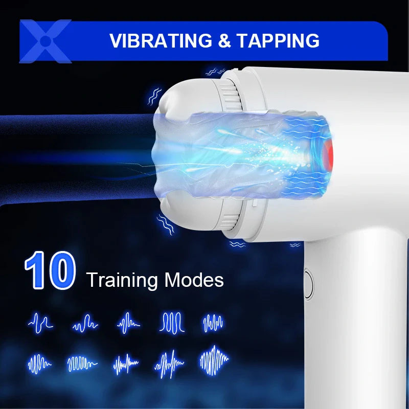 PG7 – 10 Sucking Vibrating 100% Waterproof Glans Trainer Masturbator