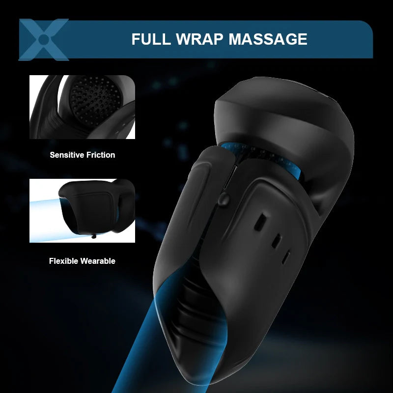 PG8 – Adjustable 10 Vibration Glans Trainer with Fold-Back Cover & Stamina Training Support