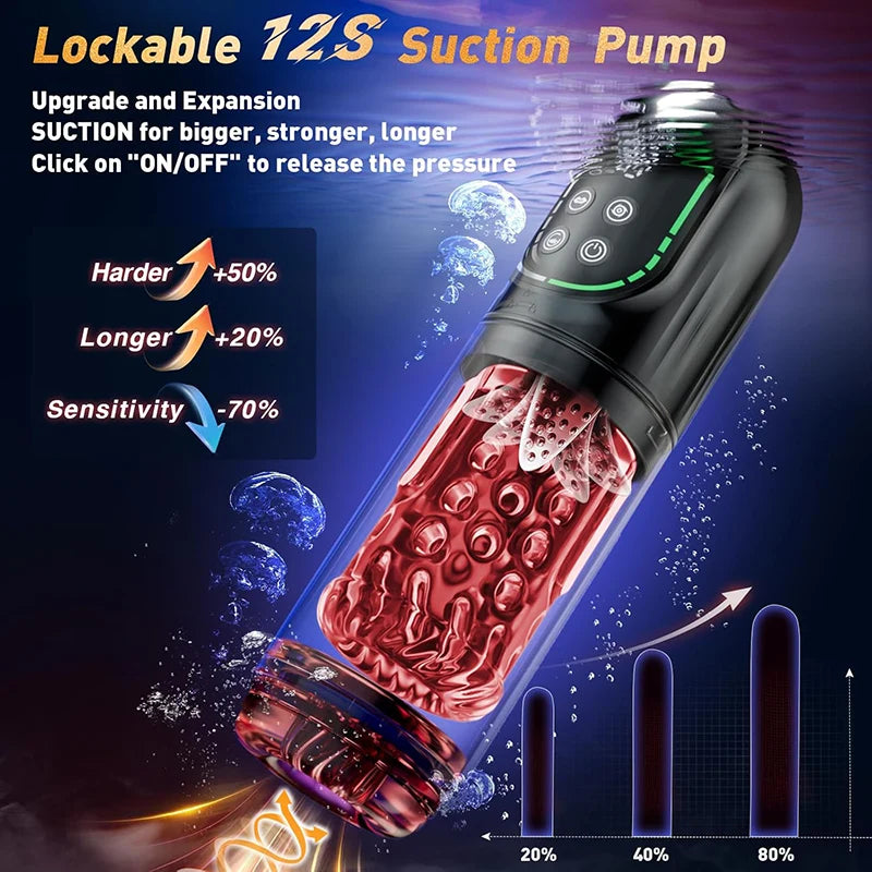 PR4Red - APP Waterproof Automatic Shower Blowjob Dick Jerking Machine