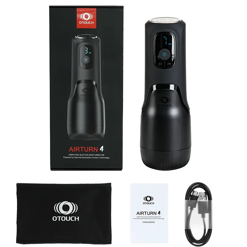 PS7 – Realistic Electric Vagina Masturbator with 7 Vibration & Suction Modes and OLED Display