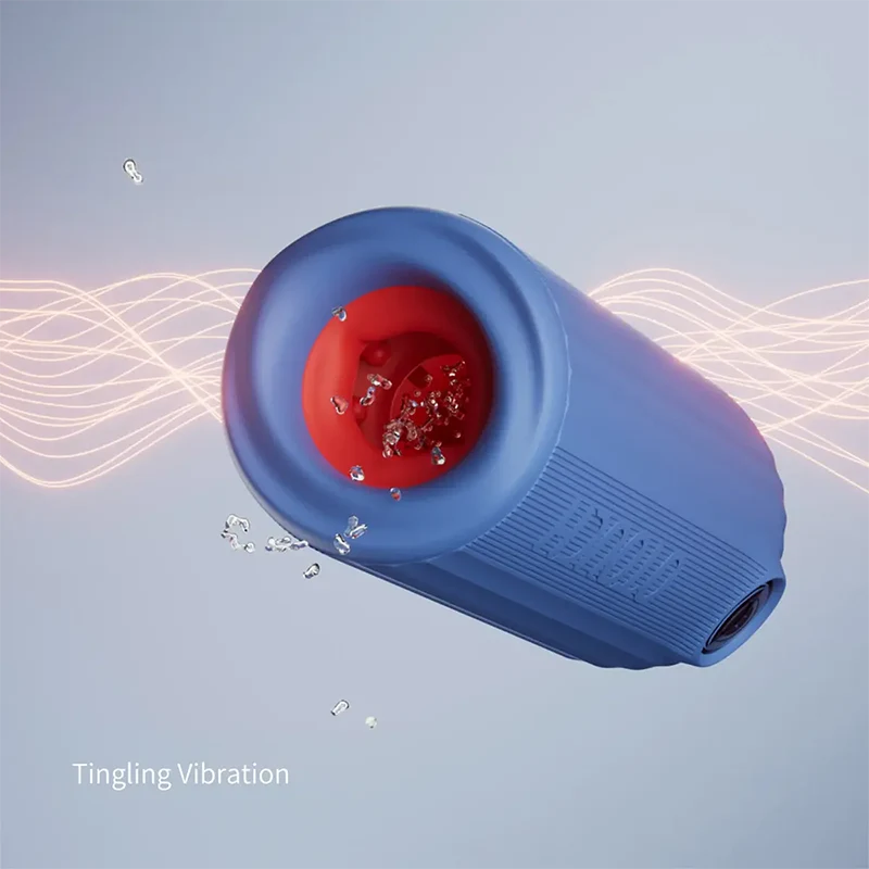 PT9 – Waterproof Masturbator with Thrusting Vibrating & 360° Adjustable Contraction