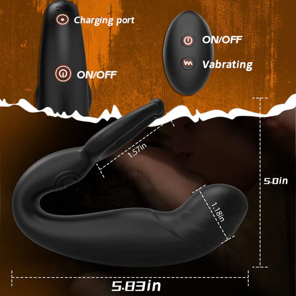 PM11 – Beaded Prostate Massager with 9 Vibration Modes & Multi-Point Stimulation