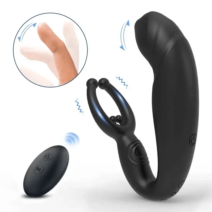 PM11 – Beaded Prostate Massager with 9 Vibration Modes & Multi-Point Stimulation
