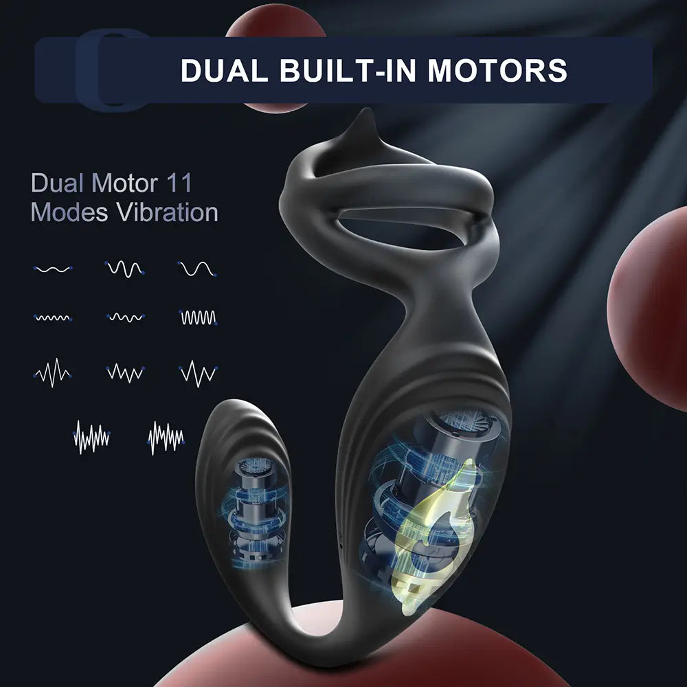 PM5 – Dual Motor Prostate Massager with Multi-Point Stimulation & Remote Control